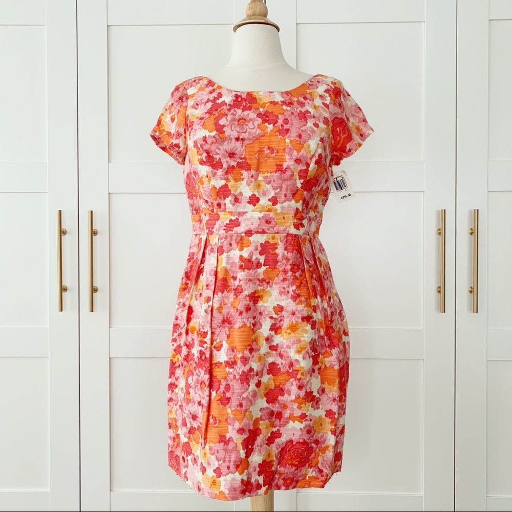 Shoshanna Bright Floral Sheath Dress